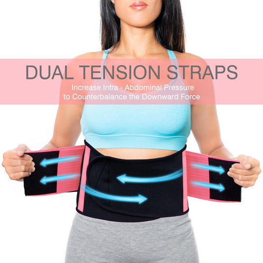 Lower Back Brace for Lumbar Support | PINK