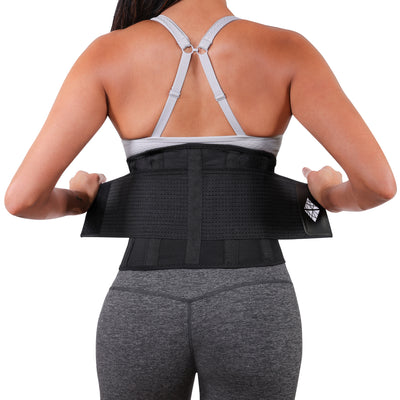 Back Brace - Breathable Waist Lumbar Lower Back Support Belt for